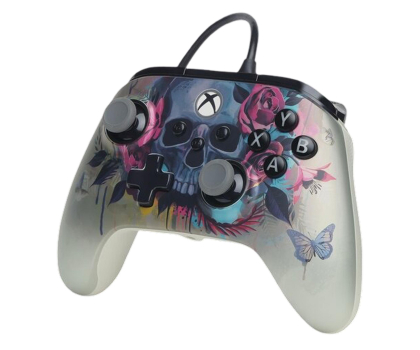 Akcesoria do konsol PowerA Pad przewodowy Advantage Plus Mroczny rozkwit - Xbox X/S